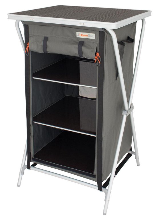 Eurotrail Campingkast Aubenas 98 X 60 Cm Aluminium/mdf Groen van Eurotrail — afbeelding 4