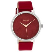 OOZOO C10164 Horloge Timepieces Collection donkerrood 42 mm