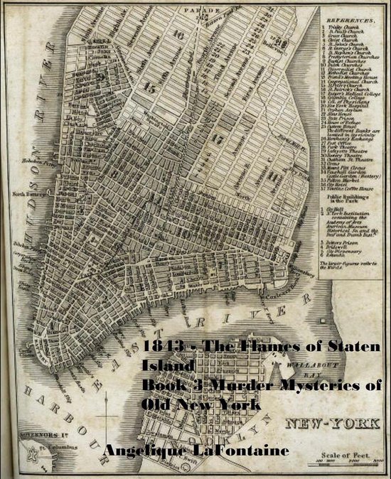 1843 - The Flames of Staten Island: Book 3 (Murder Mysteries ... - cover