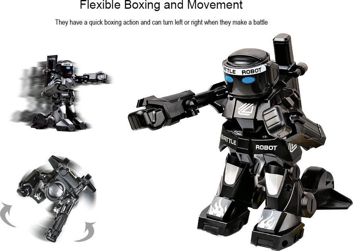Battle Robot- Speelgoed robot- Afstandsbediening - Zwart | bol.com