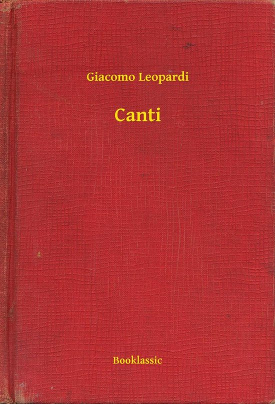 Canti - cover
