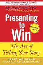 Boek 'Presenting to Win: The Art of Telling Your Story' door Jerry Weissman, met de tekst 'International Bestseller' op de rode omslag.