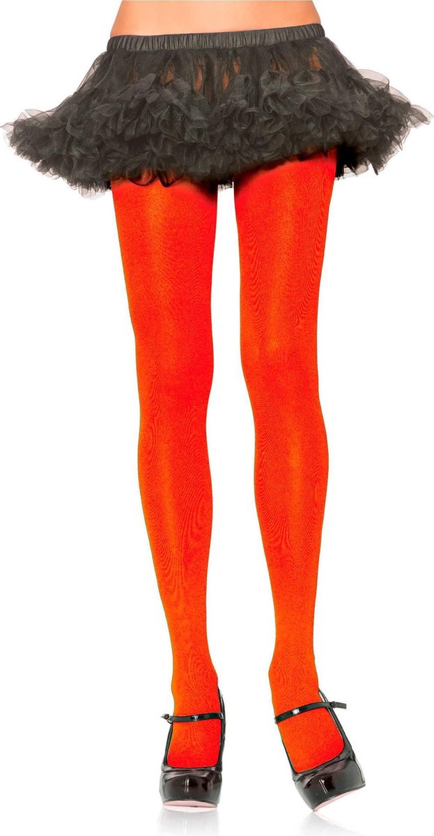 Leg Avenue Nylon opaque pantyhose ["Rood"]