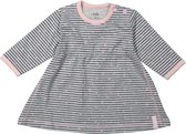 68 - Dirkje jurk Stripe Grey melee maat 68