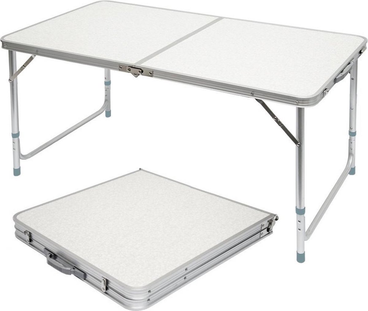 Eezylife Campingtafel 120x60 Beige;Zilver