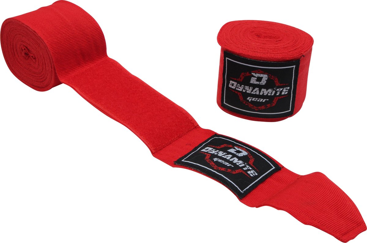 Bandage de boxe U Fit One® 2 pièces - Rouge 250 cm - Bandage de kickboxing  - Bandages