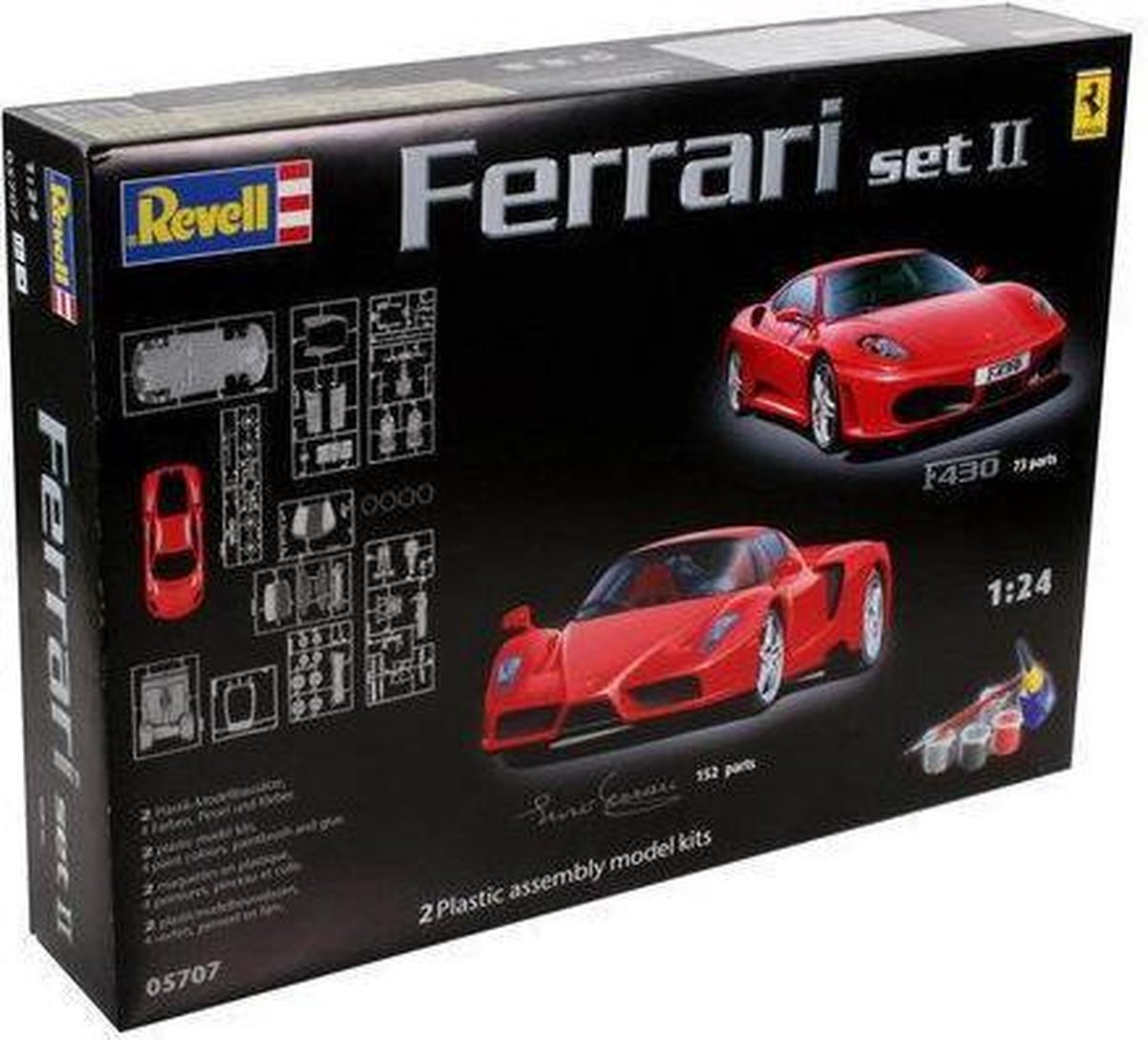 Kameraad getrouwd Geweldig Revell Auto Ferrari - Bouwpakket - 1:24 | bol.com
