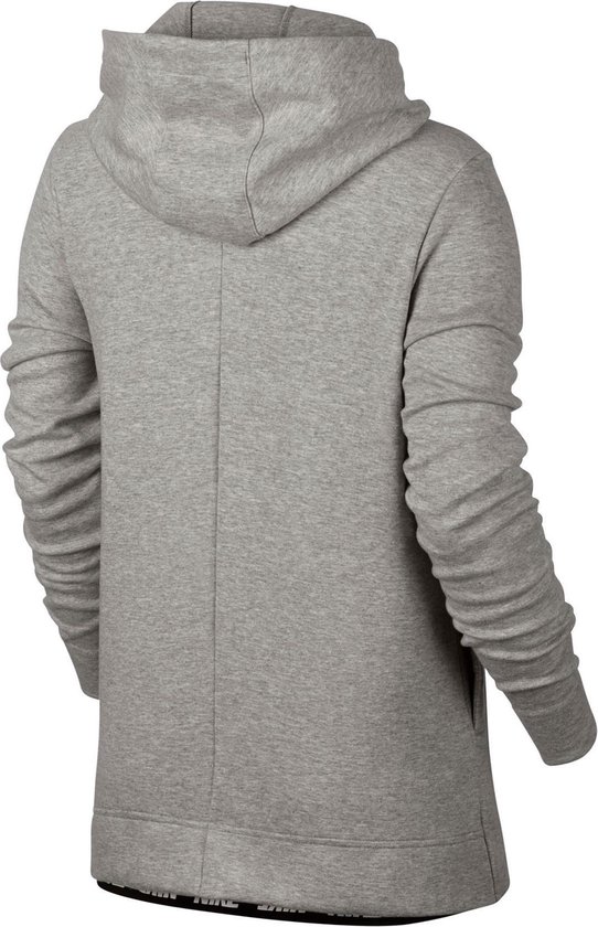 Nike Sportswear Advance 15 Hoodie Sweatvest Dames Sporttrui Maat L Vrouwen Grijs