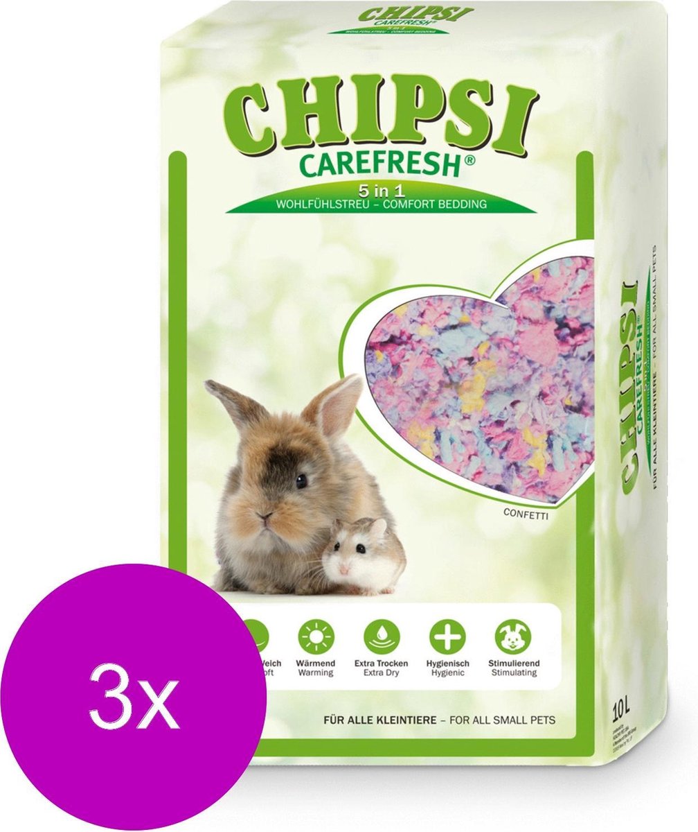 Chipsi Care Fresh Confettie - Bodembedekking - 3 x 10 l