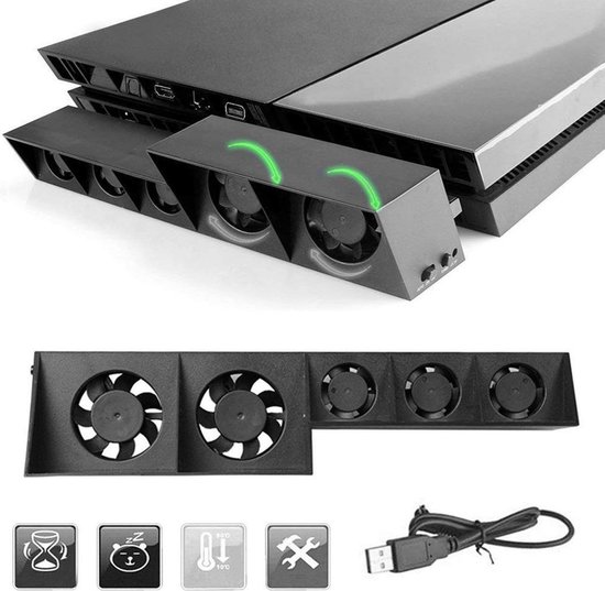 Ventilator voor PS4 - Accessoire voor PS4 - Cooling Fan - Zwart - Levay ® |  bol.com