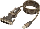 Tripp Lite U209-005-DB25 seriële kabel Zwart 1,52 m USB A DB25, DB9