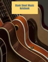 Blank Sheet Music Notebook