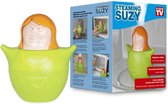 Steaming Suzy Magnetron Cleaner Groen – 15x6cm | Voor het Gemakkelijk Schoonmaken van de Magnetron | Magnetron Reiniger