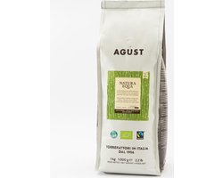 Caffè Agust Natura Equa,  100% organic, fairtrade, Co2 neutrale verpakking 1000g bonen