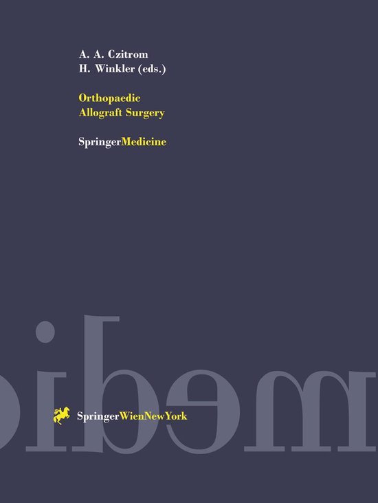 Medicine (R0) - Orthopaedic Allograft Surgery - cover