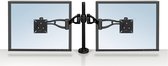 Fellowes Vista monitor arm - dubbel - 2 schermen - klem - zwart
