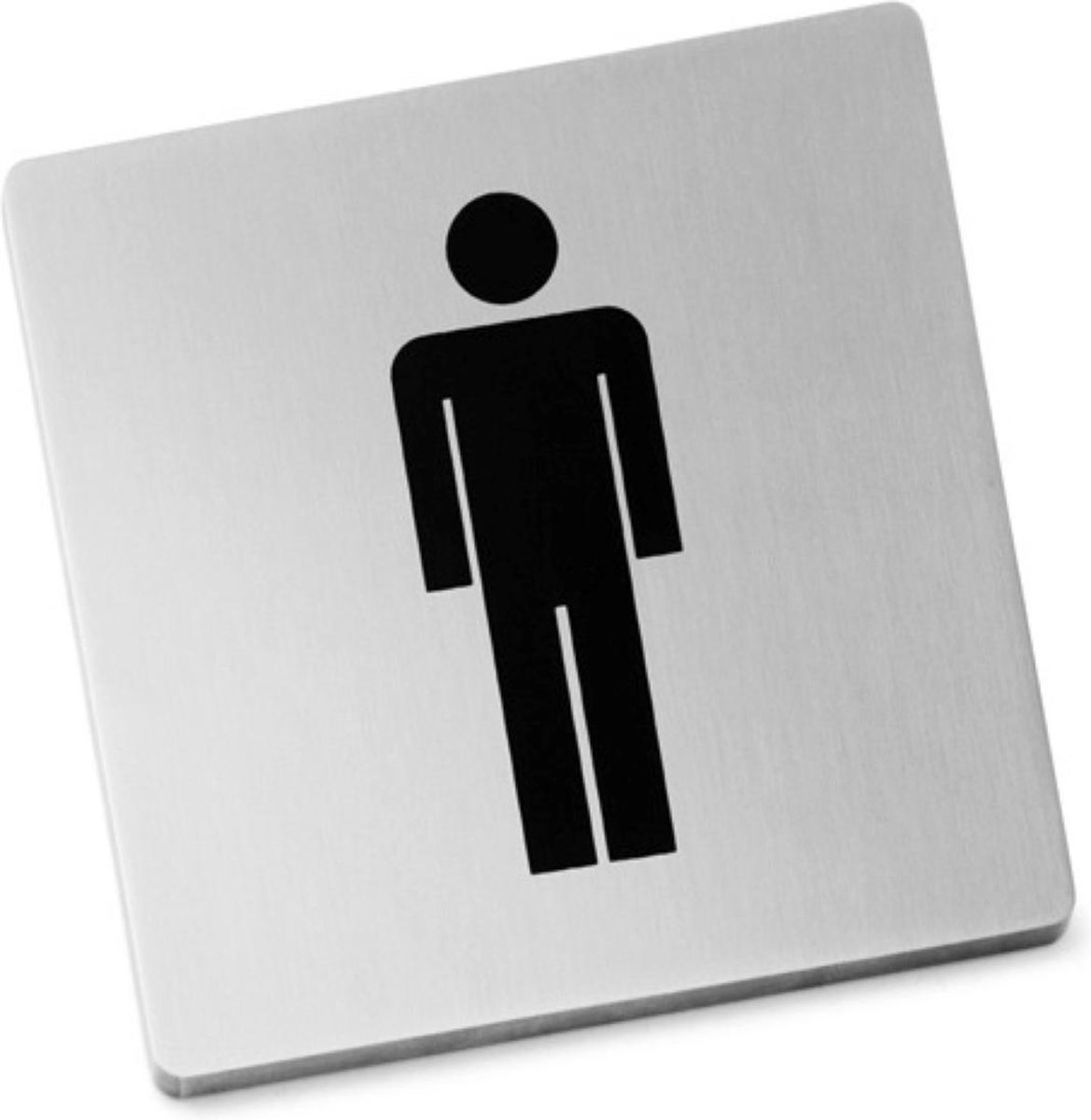 ZACK Indici Man - Pictogram - Roestvrij Staal