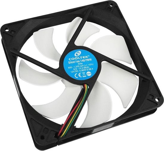 Cooltek Silent Fan 140 PWM Computer behuizing Ventilator