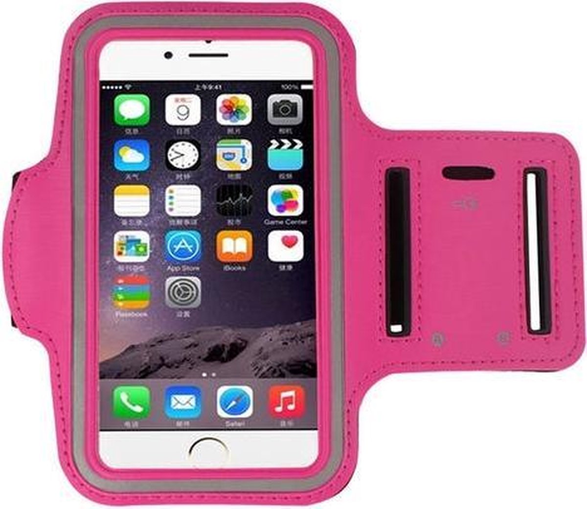 Apple iPhone 6S Sport Armband hoesje Roze