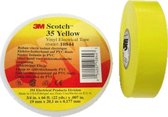 3M Tape Yellow Scotch 35, vinyle, (lxl) 20mx19mm, résistant aux UV