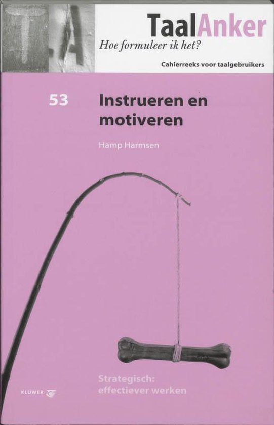 Cover van het boek 'Instrueren en motiveren / druk 1'