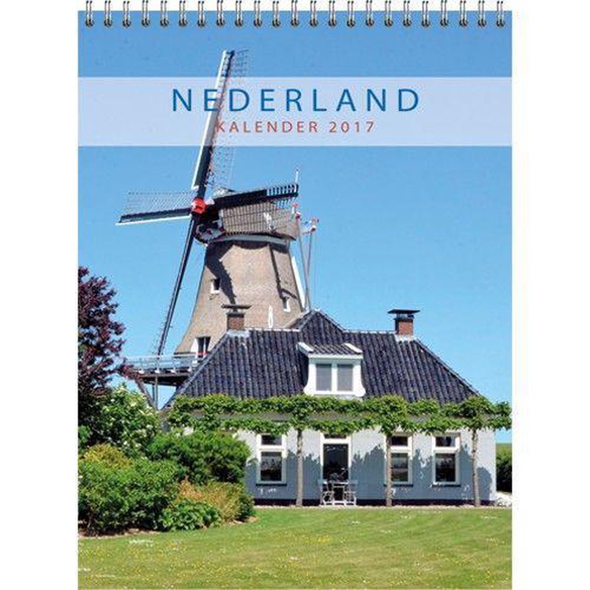 neef dubbellaag Omgeving Nederland - maand notitie kalender 2017 | bol.com