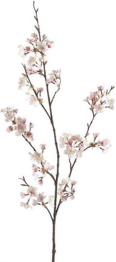 100cm Kunstbloemen Kersenbloesem Takken - 3 Stuks Roze Nepbloemen Voor Decoratie