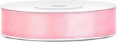 Satijn Lint Roze Pastel 12mm 25m
