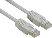LOGON Cat6 SSTP/PIMF 5m netwerkkabel Ivoor