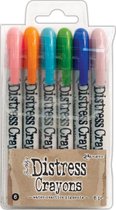 Ranger Tim Holtz Distress crayons set van 6 (TDBK51763)