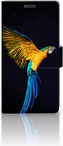 Sony Xperia Z3 Bookcase Hoesje Design Papegaai