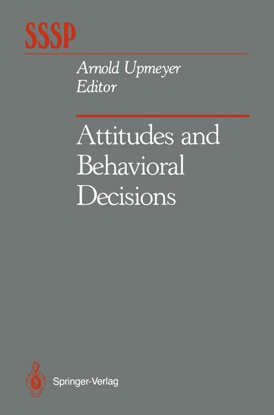 Behavioral Science and Psychology (R0) - Attitudes and Behav ... - cover