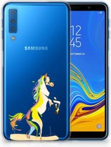 Geschikt voor Samsung Galaxy A7 (2018) TPU Hoesje Horse Color