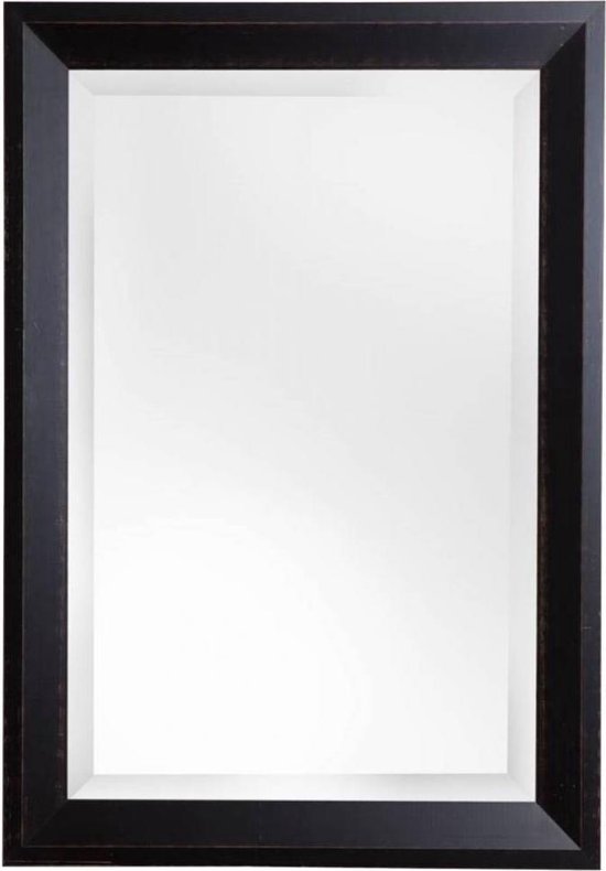 Moderne Spiegel 65x75 cm Zwart - Lily