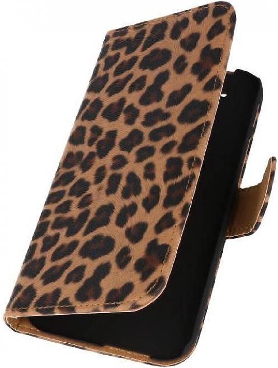 Luipaard Bookstyle Wallet Case Hoes - Hoesje Geschikt voor HTC One M8 Chita