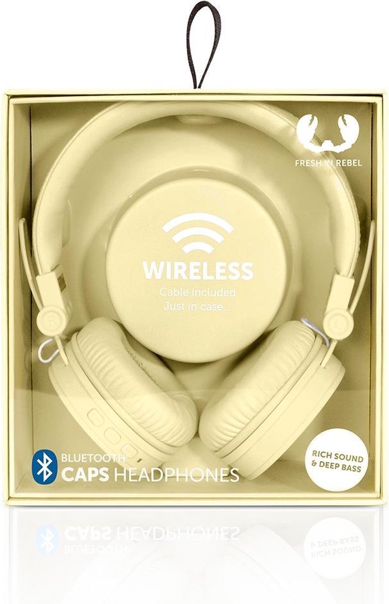 Casque Sans Fil - Headphones Caps 2 - Bluetooth – Gris glacé - Fres