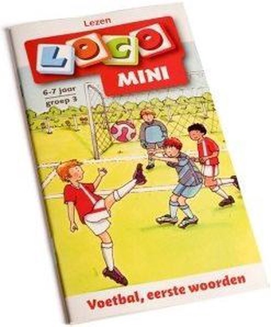 Thumbnail van een extra afbeelding van het spel Loco Mini - Boekje - Voetbal, eerste woorden - 6/7 Jaar