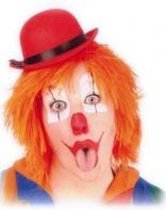 Clownspruik oranje