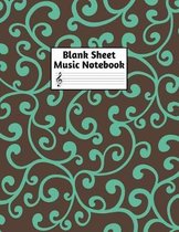 Blank Sheet Music Notebook
