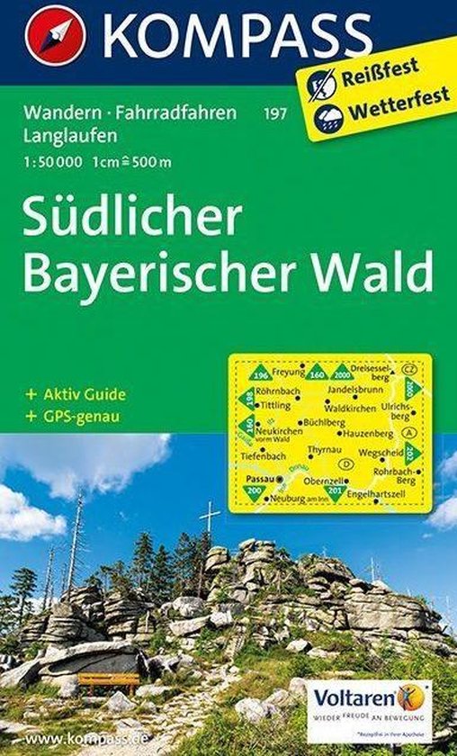 Kompass WK197 Südlicher Bayerischer Wald - cover