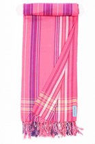 Kikoy Hamamdoek Pink Stripes - 170x95 cm - Roze