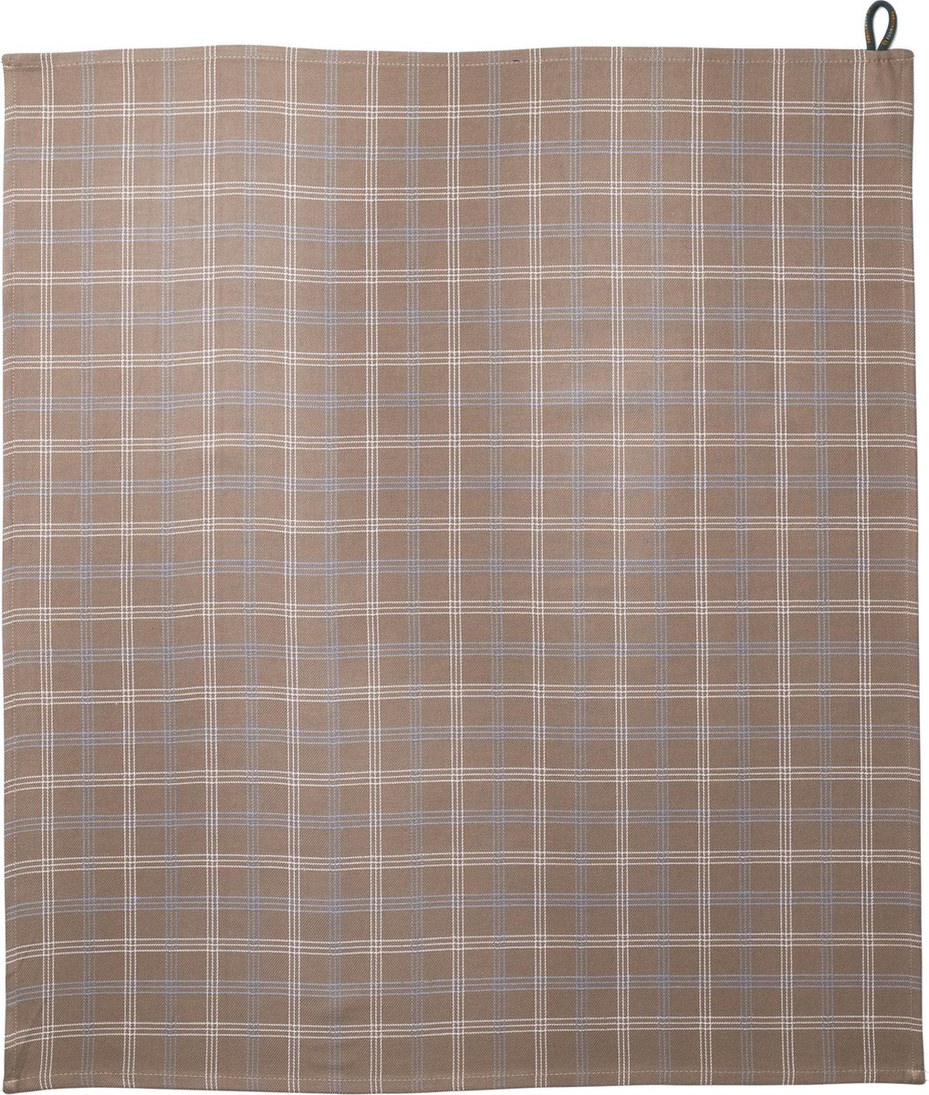 Cookaware Theedoek - Beige geruit (65x70 cm)