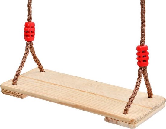 Alexander Graham Bell Doe een poging Verknald Houten kinderschommel – Schommelzitje – schommelplank – houten schommel  plank | bol.com