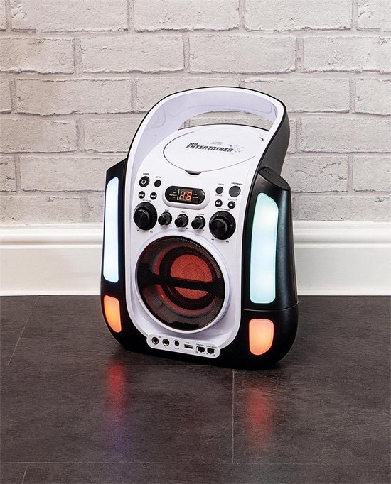 Mr Entertainer KAR125 Bluetooth Karaoke Machine met Lichtshow en CDG