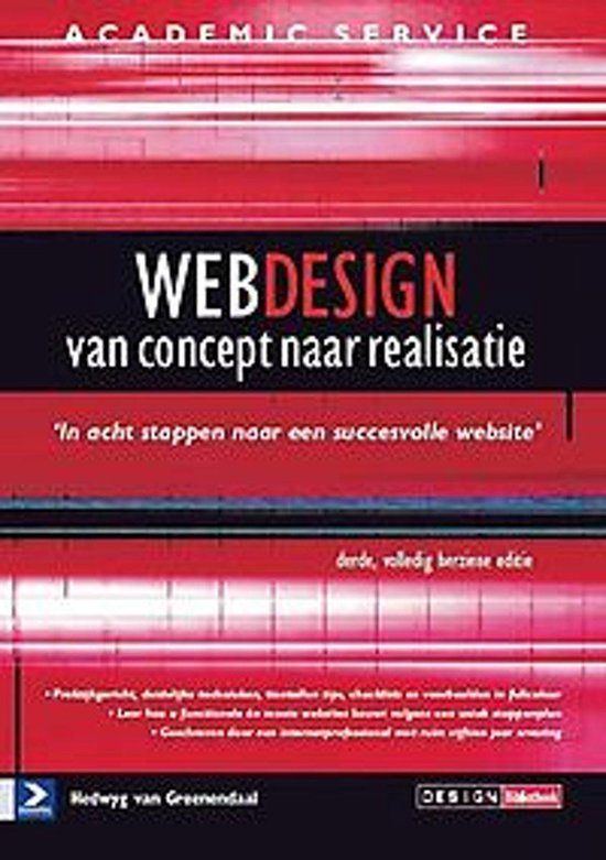 Cover van het boek 'Webdesign van concept tot realisatie'