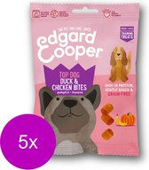 Edgard & Cooper Eend & Kip Bites - Hondensnack - 5 x 50g