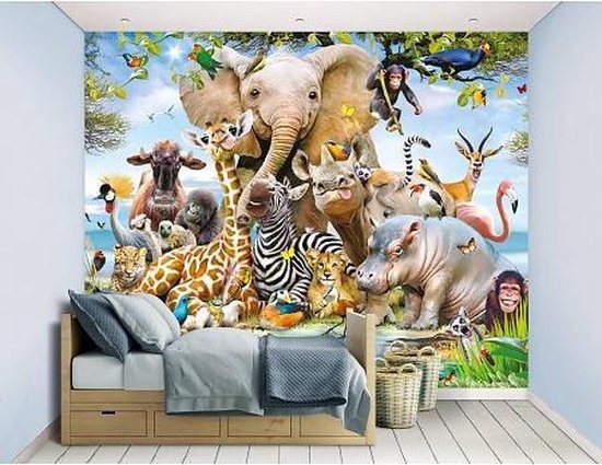 Walltastic Jungle Safari - Behang - 305 x 244cm | bol.com