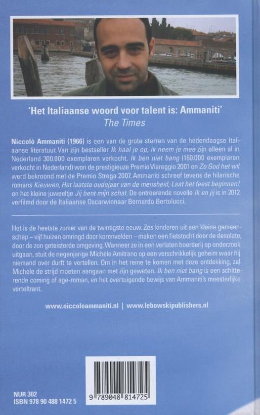 Ik ben niet bang / druk 24, Niccolo` Ammaniti 9789048814725 Boeken Ik ben niet bang / druk 24, Niccolo` Ammaniti 9789048814725 Boeken