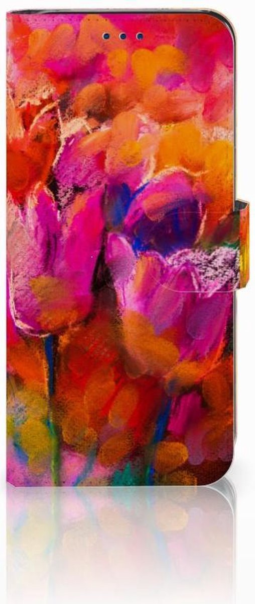 Boekhoesje voor Hoesje Samsung Galaxy S8 Tulips