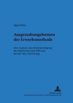 Ausgestaltungsformen Der Erwerbsmethode